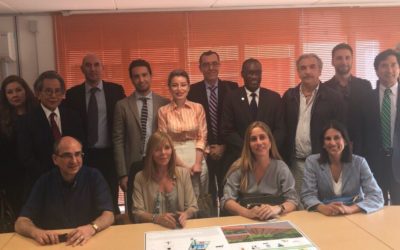 Visita del Servicio de Cooperación del V Foro PYMES a Unical